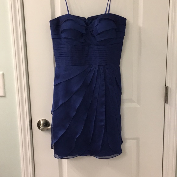 Cache Dresses & Skirts - Cache strapless royal blue dress